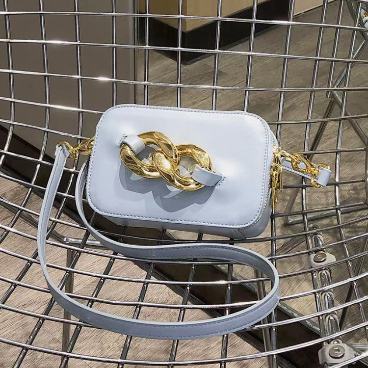 Hong Kong Fashion small bag Pet bag Pet bag with small square bag net red blogger recommended mobile phone bag metal decoration bag 2021