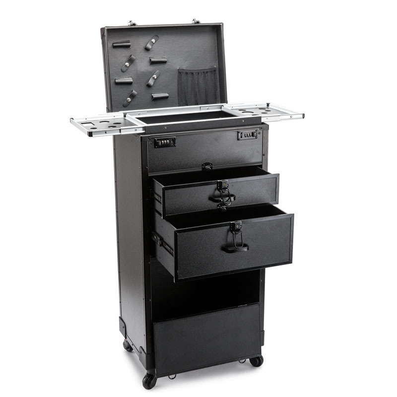 Hairdressing Tool Box, Hairstylist's Special Trolley, Beauty Stylist's Large Tool Box, Large Capacity with Drawers, Hair Salon Trolley Hairdressing Tool Box, Hairstylist's Special Trolley, Beauty Stylist's Large Tool Box, Large Capacity with Drawers, Hair Salon Trolley