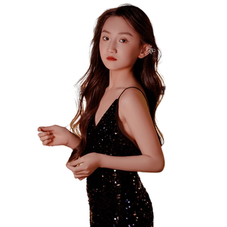 Velveteen rabbit black birthday dress party mermaid