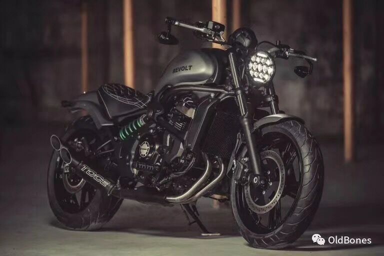 Kawasaki Little Vulcan 650 Modified headlight LED Vulcan650 retro cafe