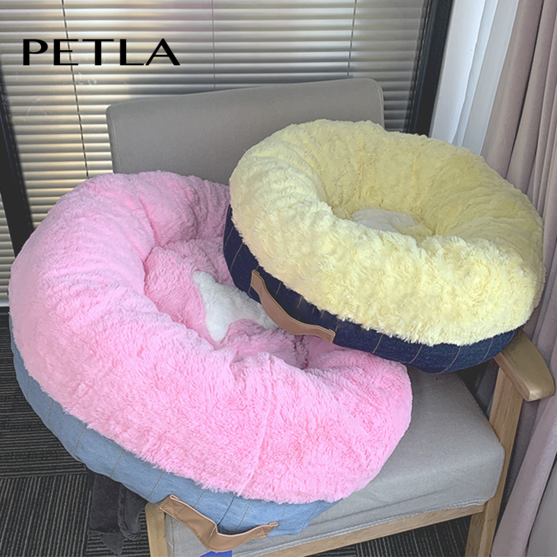 Paella Pet Egg Yolks Owl Cowboy Splicing with Dirty And Grip Bite Cat Dog Bed Universal Removable Washout Machine Wash Spot