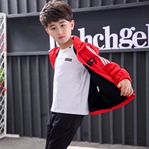 Boys coat spring and autumn clothes 2019 new windbreaker jacket cardigan baseball uniform children Korean casual tide