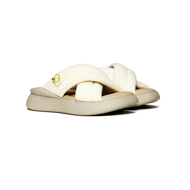 Lossinecho fashionable cross-strap thick-soled slippers spring and summer new CHENSHOP ຍີ່ຫໍ້ອອກແບບ