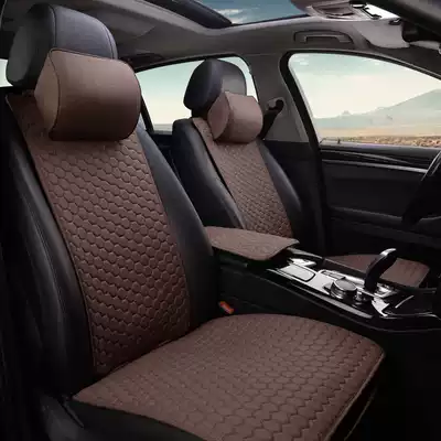 Pure linen small waist car seat cushion four seasons GM Fosse TiguanL Maiteng Accord Tanyue crv winter seat cushion