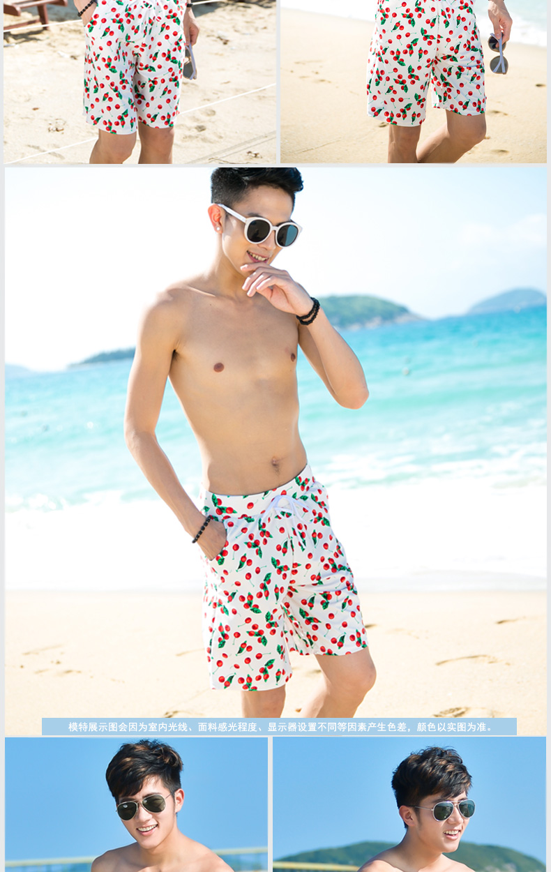 Quần bơi nam Zi Zi năm góc phẳng gợi cảm cá tính kích thước lớn cặp đôi lỏng lẻo cài áo tắm nước nóng phù hợp với quần bơi biển 	quần dài đi biển nữ	