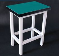 Customized thick anti-static square stool factory workshop assembly line industrial work stool laboratory bench steel pipe iron stool