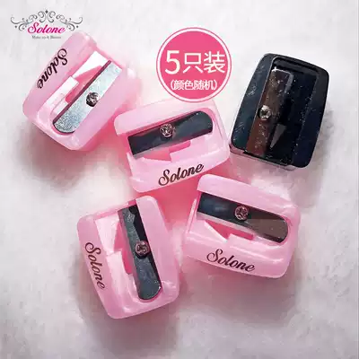 Solid makeup eyeliner eyebrow pencil sharpener beauty tool 5 sets color random