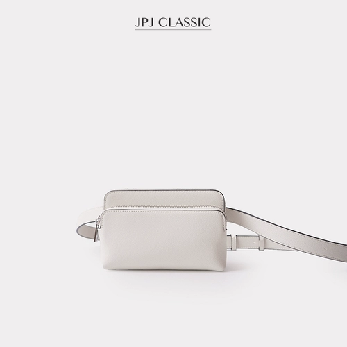 jpj Летняя поясная сумка подходит для мужчин и женщин для влюбленных на одно плечо, брендовая трендовая небольшая сумка, 2020, из натуральной кожи