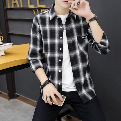 Утепленная трендовая рубашка для отдыха, куртка, подходит для подростков