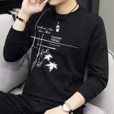 Осенний трендовый лонгслив, толстовка, термобелье для школьников, базовая футболка, в корейском стиле, оверсайз