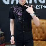 Летняя трендовая рубашка для отдыха, короткий рукав, в корейском стиле