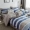 Nam Cực bông denim giường bông vải chăn trải giường ba mảnh 1,8 1,5m ký túc xá sinh viên - Bộ đồ giường bốn mảnh chăn drap gối nệm