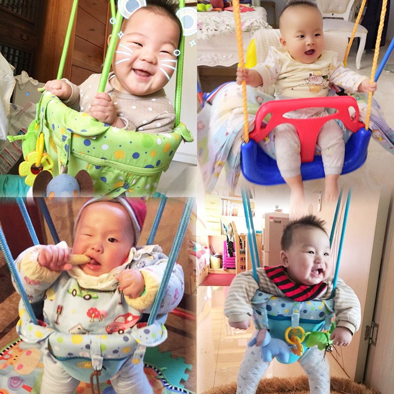 bloomingflower baby jumping chair baby bouncing swing swing home indoor bouncing artifact fitness rack