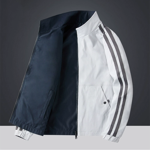 Осенняя двусторонная спортивная куртка, оверсайз