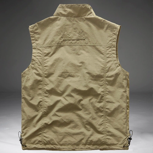 Летний мужской дорожный тонкий жилет для отдыха