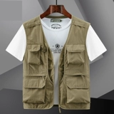 Летний дорожный жилет, легкая и тонкая майка топ для отдыха, рыболовная сеть для рыбалки, свободный крой