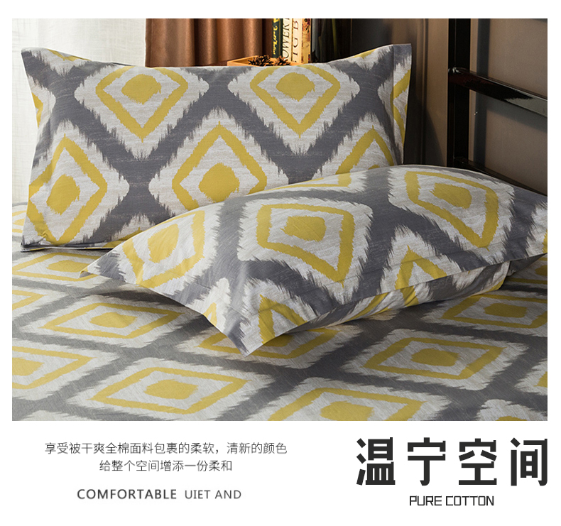 Chải gối bông một cặp dày bông váy nam ký túc xá sinh viên gối đơn bìa 48x74cm mùa đông - Gối trường hợp gối cổ
