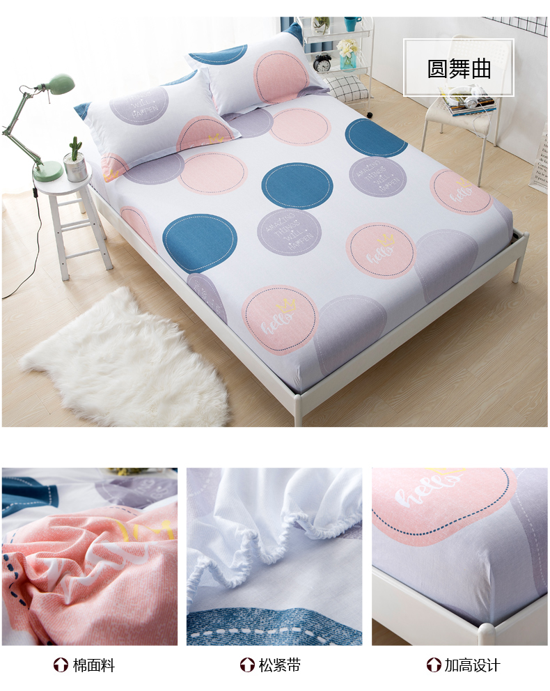 Giường bông đơn trải giường bằng vải trải giường 1.2 1.5 1.8m tấm trải nệm Mua ga phủ giường