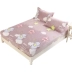 Giường flannel dày mảnh đơn 1,5 m 1,8m nệm bọc mùa đông san hô nhung ấm áp trải giường phủ bụi ga trải giường chun đẹp	 Trang bị Covers