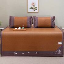 Shu home summer rattan seat 1 8m bed mat three-piece set 1 5M rattan Mat Winter and Summer straw mat air conditioning soft mat