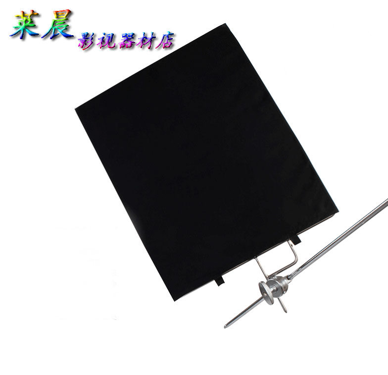 Film and television movie TV flat film shooting magic effect black flag stainless steel flag board frame camera light soft light