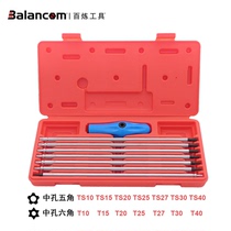 Balancom Bai Refining Tools Multi-function Medium Pole Hole Hexagon Screwdriver Series Set