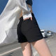 Women's summer thin shorts, anti-exposure safety pants, can be worn outside with a T-shirt, the black bottom is missing, and hot pants can be worn inside