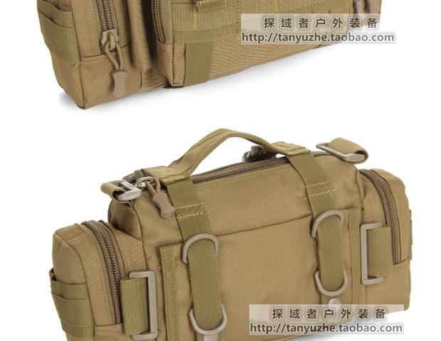 Túi phòng ngoài trời đơn nam đa chức năng 3P túi ma thuật ba túi chống nước chiến thuật Túi xách nam Messenger - Túi 	túi đeo hông mlb