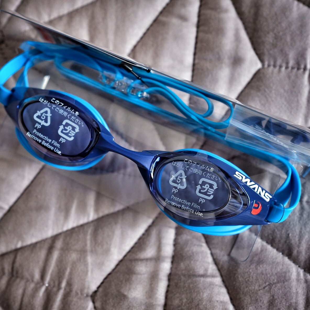 Spot Japan imported poetry rhyme swansSR71N small frame racing goggles HD anti-fog Liu Xiangning Zetao same style - Taobao