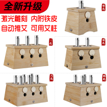 Bamboo moxibustion box thickened single hole moxibustion box Household portable moxibustion moxibustion smoking box can Wooden whole body moxibustion appliances