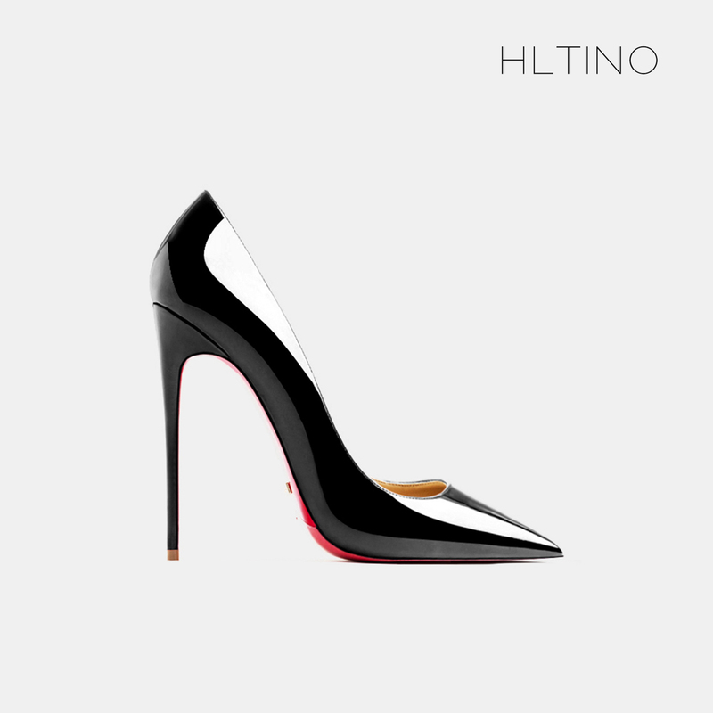 2026 Spring New Style 12cm Pointed Toe French High Heels Stiletto Sexy Black Professional Shallow Mouth Single Shoes for Women with Red Soles 2026 Spring New Style 12cm Pointed Toe French High Heels Stiletto Sexy Black Professional Shallow Mouth Single Shoes for Women with Red Soles