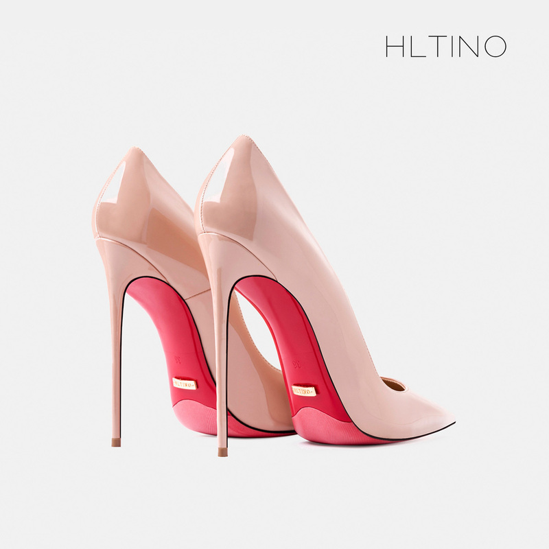 2026 European Style New Stiletto Heels 12cm Internet Celebrity Patent Leather Small High Heels Women's Nude Pink Sexy Pointed Toe Shoes 2026 European Style New Stiletto Heels 12cm Internet Celebrity Patent Leather Small High Heels Women's Nude Pink Sexy Pointed Toe Shoes