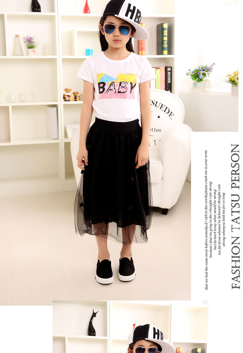 Jupe fillette en mousseline de soie - Ref 2050258 Image 13