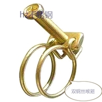 Manufacturer spot sale galvanized double steel wire laryngeal hoop steel wire galvanized hoop wind pipe hoop oxygen windpipe hoop