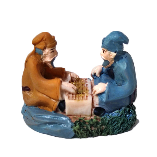 Микропейзаж древний китайский смола человеческие предметы чай фортепиано шахматы каллиграфия и живопись пейзаж бонсай diy пейзаж песочный стол маленькие украшения