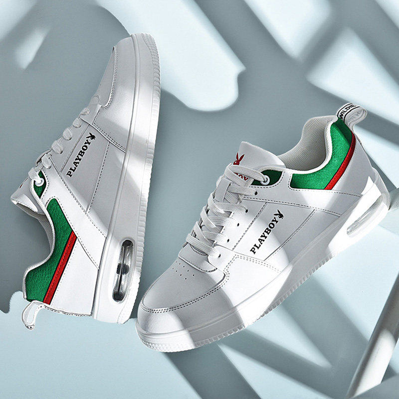 [USD 3.93] Playboy men's shoes summer 2020 new small white shoes men's