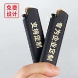 Металлическая матовая одноразовая зажигалка, оптовые продажи, с печатью вашего логотипа