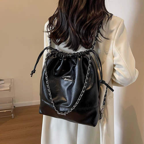 Оригинальная летняя сумка через плечо, цепь, рюкзак, коллекция 2023, на шнурках