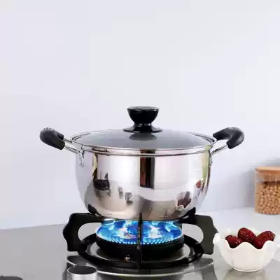 Stainless Steel Pot Pot Pot soup pot milk Pot Mini small pot hot milk cooker induction cooker universal stew pot thickened household pot