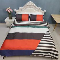 Esprit leftover material silky satin four-piece set cotton simple bed sheet quilt cover four seasons universal 2022 new