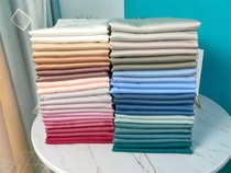 Running size 60-count long-staple cotton satin cotton pure cotton double bed simple color light luxury silky and delicate as silk
