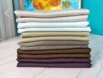 100%bamboo foreign trade bamboo fiber bed sheet antibacterial antibacterial quick-drying double bed simple color purple coffee