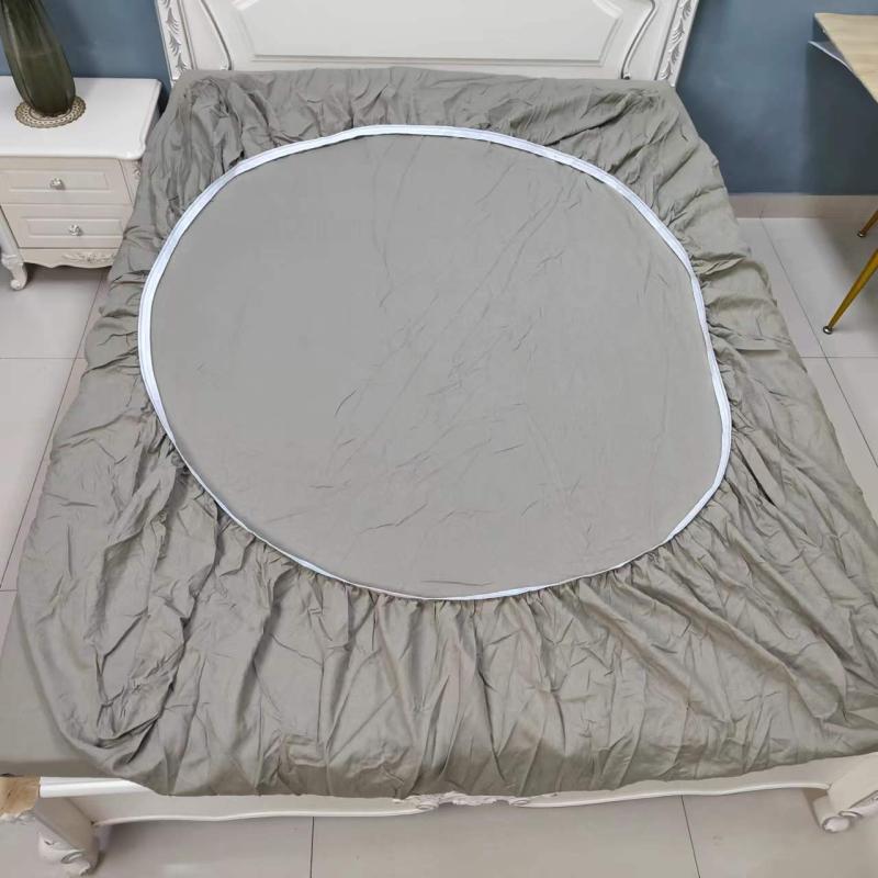 The cotton sheet is exported single soft French literature 180*200 200*200 height 50 cm flaw