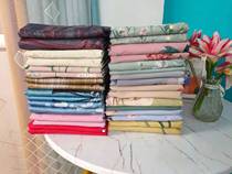 Brand 60 long-duvet cotton satin print three pieces of double size delicate soft luxury 230*250