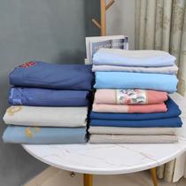 Slightly flawed brand home textile high-end single product quilt cover embroidery satin plain color extra standard light luxury pure cotton