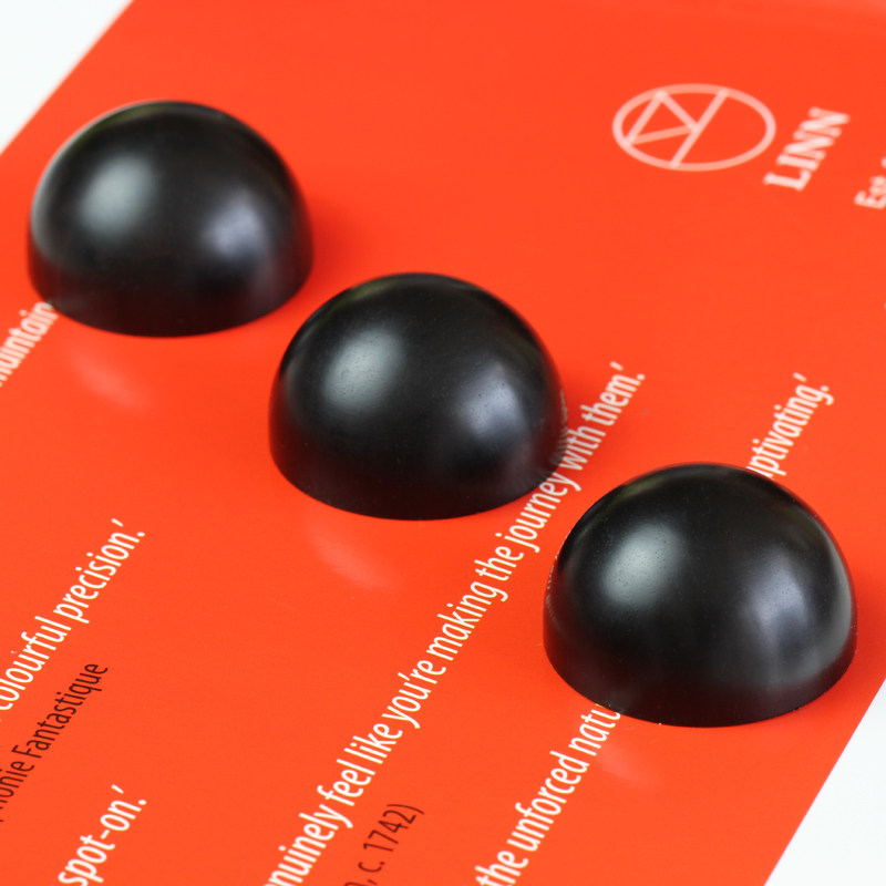 (Yuncaifang) Y series audio speaker shock-absorbing wooden foot dome self-adhesive type