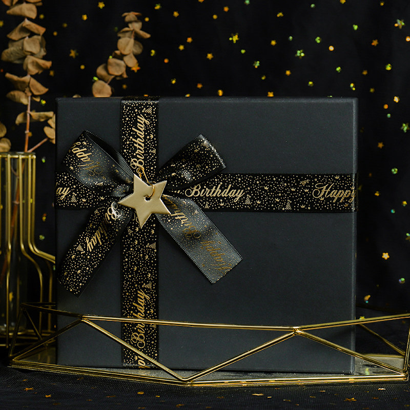 Gift box empybox ins birthday large number Senior minimalist Lipstick Red Female Gift Packaging Box Boy Ritual Sensation Gift Box