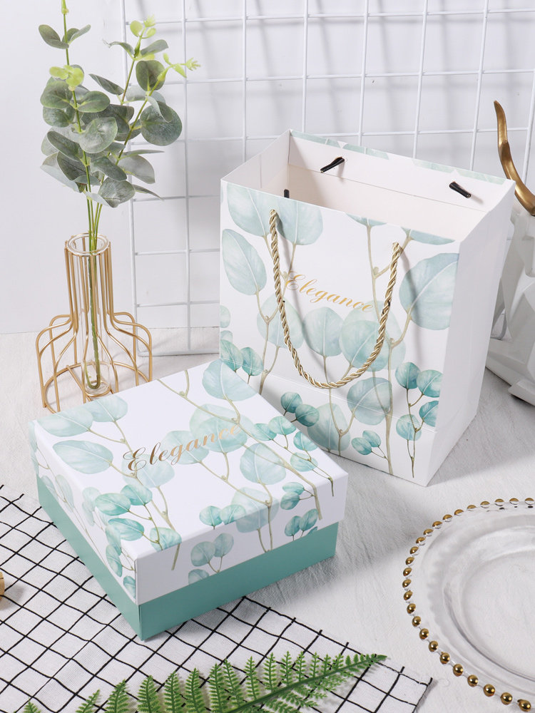 Tanabata gift box Empty box Packing box Birthday gift box Send girls big high-end cosmetics Valentine's Day gift box