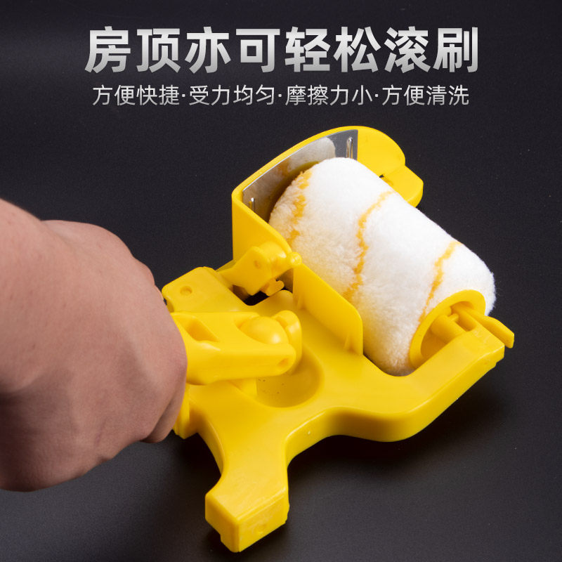 Color Color Divine Instrumental Hemmed Roller Brush Emulsion Varnish Paint Inner corner Wall Paint Brush Angle Close-side Special Soft Hairbrush