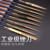 Набор алмазных напильников, модель, маленький напильник, алмазный плоский стальной напильник, напильник из сплава, круглый напильник, круглый нож для трения